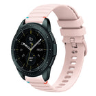 Wavy Dotted Stitched 20mm Silicone Watch Band