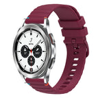 For Samsung Galaxy Watch 4 Classic 42 / 46mm / Wine Red