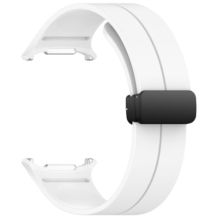 For Samsung Galaxy Watch Ultra 47mm Groove Style Folding Magnetic Buckle Silicone Watch Band - DealBuddy