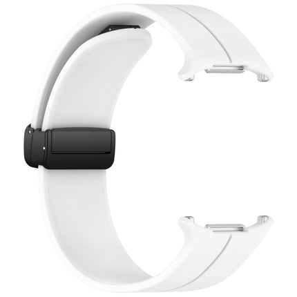 For Samsung Galaxy Watch Ultra 47mm Groove Style Folding Magnetic Buckle Silicone Watch Band - DealBuddy