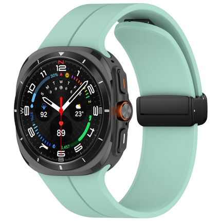 For Samsung Galaxy Watch Ultra 47mm Groove Style Folding Magnetic Buckle Silicone Watch Band - DealBuddy