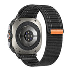 For Samsung Galaxy Watch Ultra 47mm / Ultra 2025 Sea Wave Texture Nylon Hook and Loop Fastener Watch Band - DealBuddy