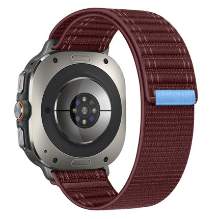 For Samsung Galaxy Watch Ultra 47mm / Ultra 2025 Sea Wave Texture Nylon Hook and Loop Fastener Watch Band - DealBuddy