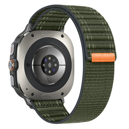 For Samsung Galaxy Watch Ultra 47mm / Ultra 2025 Sea Wave Texture Nylon Hook and Loop Fastener Watch Band