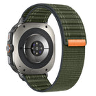 For Samsung Galaxy Watch Ultra 47mm / Ultra 2025 Sea Wave Texture Nylon Hook and Loop Fastener Watch Band