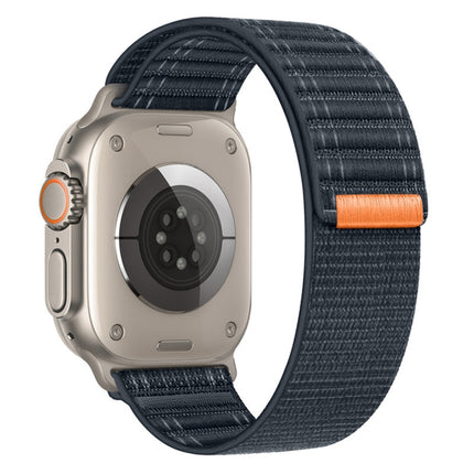 Sea Wave Nylon Hook and Loop Fastener Watch Band, For Apple Watch SE 2023 44mm, For Apple Watch SE 2023 40mm, For Apple Watch Ultra 2 49mm, For Apple Watch Series 9 45mm, For Apple Watch Series 9 41mm, For Apple Watch Ultra 49mm                        ...