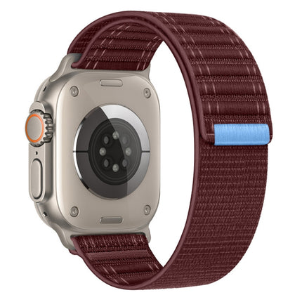 Sea Wave Nylon Hook and Loop Fastener Watch Band, For Apple Watch SE 2022 40mm, For Apple Watch SE 2022 44mm, For Apple Watch Series 7 41mm, For Apple Watch Series 7 45mm, For Apple Watch Series 6 40mm, For Apple Watch Series 6 44mm                    ...