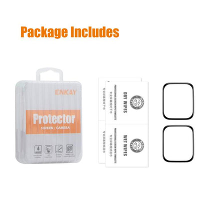 2 PCS/Pack ENKAY 3D Full Coverage Soft PC Edge PMMA HD Screen Film, For Apple Watch Series 12 Aluminum / Titanium 46mm, For Apple Watch Series 12 Ceramic 46mm, For Apple Watch Series 12 Aluminum / Titanium 42mm, For Apple Watch Series 12 Ceramic 42mm  ... - DealBuddy