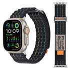 Two Sections Nylon Hook and Loop Fastener Watch Band