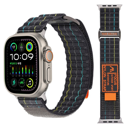 Two Sections Nylon Hook and Loop Fastener Watch Band
