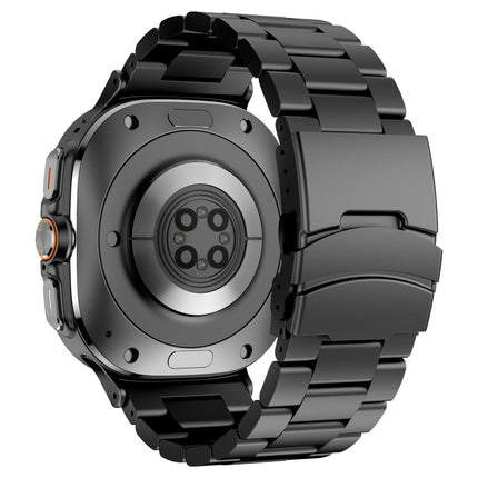 For Samsung Galaxy Watch Ultra 47mm Three Beads Titanium Alloy Metal Watch Band - DealBuddy