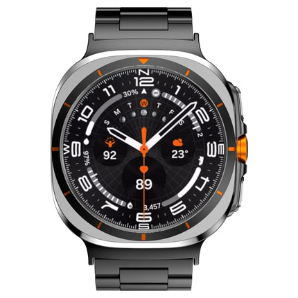 For Samsung Galaxy Watch Ultra 47mm Three Beads Titanium Alloy Metal Watch Band