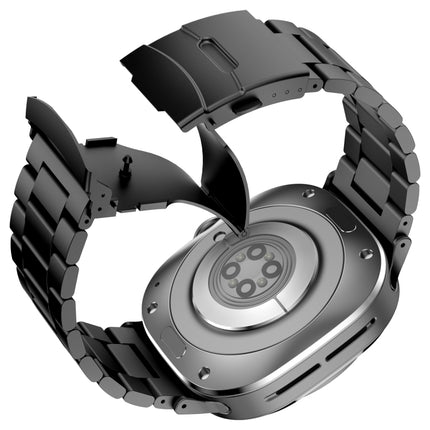 For Samsung Galaxy Watch Ultra 47mm Three Beads Titanium Alloy Metal Watch Band - DealBuddy