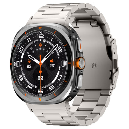 For Samsung Galaxy Watch Ultra 47mm Three Beads Titanium Alloy Metal Watch Band - DealBuddy
