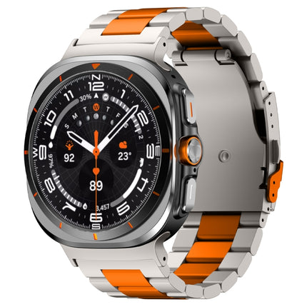 For Samsung Galaxy Watch Ultra 47mm Three Beads Titanium Alloy Metal Watch Band - DealBuddy