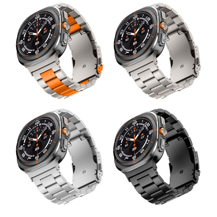 For Samsung Galaxy Watch Ultra 47mm Three Beads Titanium Alloy Metal Watch Band - DealBuddy