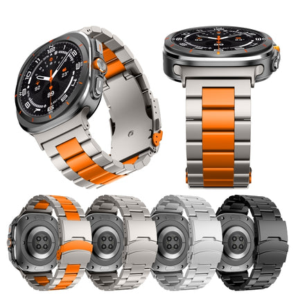 For Samsung Galaxy Watch Ultra 47mm Three Beads Titanium Alloy Metal Watch Band - DealBuddy