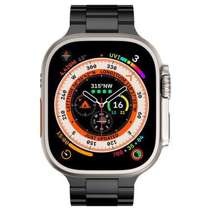 Three Beads Titanium Alloy Metal Watch Band, For Apple Watch Series 10 46mm, For Apple Watch Series 10 42mm, For Apple Watch SE 2023 44mm, For Apple Watch SE 2023 40mm, For Apple Watch Ultra 2 49mm, For Apple Watch Series 9 45mm                        ... - DealBuddy