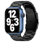 Three Beads Titanium Alloy Metal Watch Band