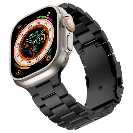 Three Beads Titanium Alloy Metal Watch Band, For Apple Watch Series 7 41mm, For Apple Watch Series 7 45mm, For Apple Watch Series 6 40mm, For Apple Watch Series 6 44mm, For Apple Watch Series 5 44mm, For Apple Watch Series 5 40mm                       ... - DealBuddy
