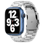 Three Beads Titanium Alloy Metal Watch Band, For Apple Watch Series 7 41mm, For Apple Watch Series 7 45mm, For Apple Watch Series 6 40mm, For Apple Watch Series 6 44mm, For Apple Watch Series 5 44mm, For Apple Watch Series 5 40mm                       ... - DealBuddy