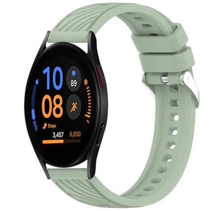 Stripe Texture Silicone 20mm Watch Band, For Samsung Galaxy Watch FE 40mm, For Samsung Galaxy Watch 7 44mm, For Samsung Galaxy Watch 7 40mm, For Samsung Galaxy Watch 6 Classic 47mm