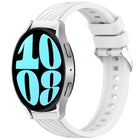 Stripe Texture Silicone 20mm Watch Band, For Samsung Galaxy Watch 6 44mm, For Samsung Galaxy Watch 6 40mm, For Samsung Galaxy Watch 6 Classic 43mm, For Samsung Galaxy Watch5 Pro Golf Edition - DealBuddy