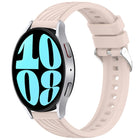 Stripe Texture Silicone 20mm Watch Band, For Samsung Galaxy Watch 6 44mm, For Samsung Galaxy Watch 6 40mm, For Samsung Galaxy Watch 6 Classic 43mm, For Samsung Galaxy Watch5 Pro Golf Edition