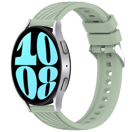 Stripe Texture Silicone 20mm Watch Band, For Samsung Galaxy Watch 6 44mm, For Samsung Galaxy Watch 6 40mm, For Samsung Galaxy Watch 6 Classic 43mm, For Samsung Galaxy Watch5 Pro Golf Edition