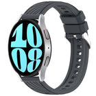 Stripe Texture Silicone 20mm Watch Band, For Samsung Galaxy Watch 6 44mm, For Samsung Galaxy Watch 6 40mm, For Samsung Galaxy Watch 6 Classic 43mm, For Samsung Galaxy Watch5 Pro Golf Edition