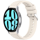 Stripe Texture Silicone 20mm Watch Band, For Samsung Galaxy Watch 6 44mm, For Samsung Galaxy Watch 6 40mm, For Samsung Galaxy Watch 6 Classic 43mm, For Samsung Galaxy Watch5 Pro Golf Edition