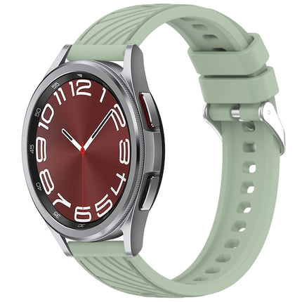 Stripe Texture Silicone 20mm Watch Band, For Samsung Galaxy Watch FE 40mm, For Samsung Galaxy Watch 7 44mm, For Samsung Galaxy Watch 7 40mm, For Samsung Galaxy Watch 6 Classic 47mm