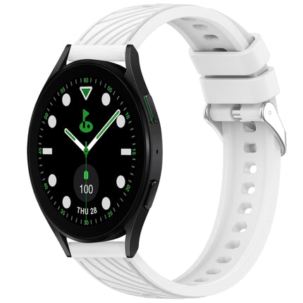 Stripe Texture Silicone 20mm Watch Band, For Samsung Galaxy Watch5 Golf Edition, For Samsung Galaxy Watch 5  44mm, For Samsung Galaxy Watch 5 Pro  45mm, For Samsung Galaxy Watch 5  40mm