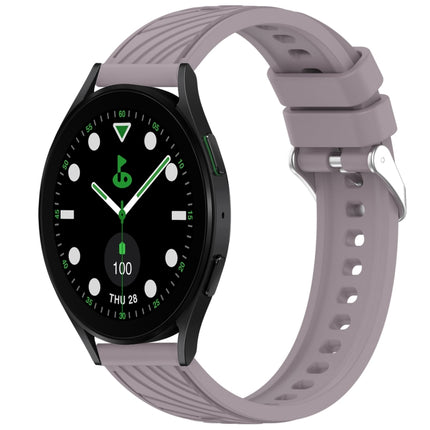 Stripe Texture Silicone 20mm Watch Band, For Samsung Galaxy Watch5 Golf Edition, For Samsung Galaxy Watch 5  44mm, For Samsung Galaxy Watch 5 Pro  45mm, For Samsung Galaxy Watch 5  40mm