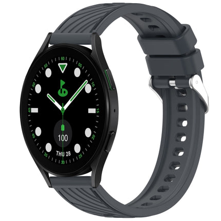 Stripe Texture Silicone 20mm Watch Band, For Samsung Galaxy Watch5 Golf Edition, For Samsung Galaxy Watch 5  44mm, For Samsung Galaxy Watch 5 Pro  45mm, For Samsung Galaxy Watch 5  40mm