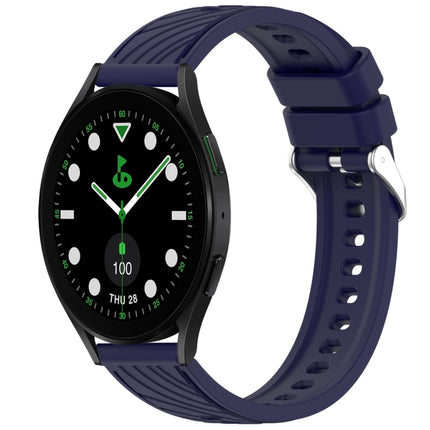 Stripe Texture Silicone 20mm Watch Band, For Samsung Galaxy Watch5 Golf Edition, For Samsung Galaxy Watch 5  44mm, For Samsung Galaxy Watch 5 Pro  45mm, For Samsung Galaxy Watch 5  40mm