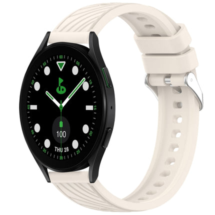 Stripe Texture Silicone 20mm Watch Band, For Samsung Galaxy Watch5 Golf Edition, For Samsung Galaxy Watch 5  44mm, For Samsung Galaxy Watch 5 Pro  45mm, For Samsung Galaxy Watch 5  40mm
