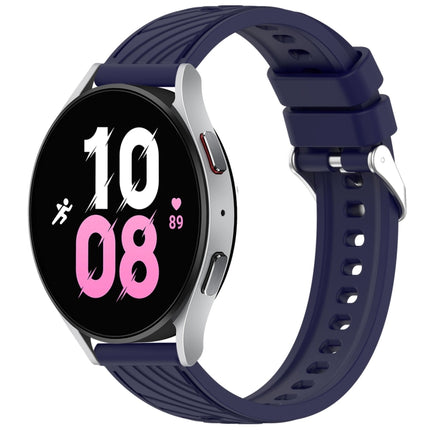 Stripe Texture Silicone 20mm Watch Band, For Samsung Galaxy Watch5 Golf Edition, For Samsung Galaxy Watch 5  44mm, For Samsung Galaxy Watch 5 Pro  45mm, For Samsung Galaxy Watch 5  40mm