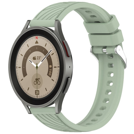 Stripe Texture Silicone 20mm Watch Band, For Samsung Galaxy Watch5 Golf Edition, For Samsung Galaxy Watch 5  44mm, For Samsung Galaxy Watch 5 Pro  45mm, For Samsung Galaxy Watch 5  40mm