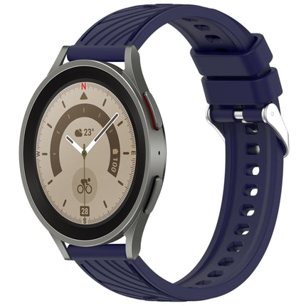 Stripe Texture Silicone 20mm Watch Band, For Samsung Galaxy Watch5 Golf Edition, For Samsung Galaxy Watch 5  44mm, For Samsung Galaxy Watch 5 Pro  45mm, For Samsung Galaxy Watch 5  40mm