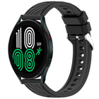 Stripe Texture Silicone 20mm Watch Band, For Samsung Galaxy Watch 4 44mm, For Samsung Galaxy Watch 4 40mm, For Samsung  Galaxy Watch 4 Classic 46mm, For Samsung  Galaxy Watch 4 Classic 42mm