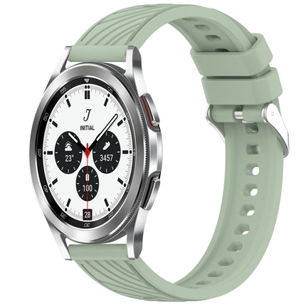 Stripe Texture Silicone 20mm Watch Band, For Samsung Galaxy Watch 4 44mm, For Samsung Galaxy Watch 4 40mm, For Samsung  Galaxy Watch 4 Classic 46mm, For Samsung  Galaxy Watch 4 Classic 42mm