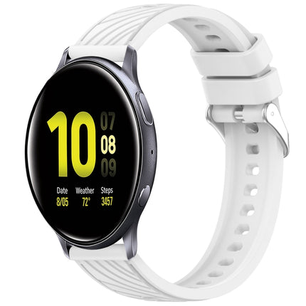 Stripe Texture Silicone 20mm Watch Band, For Samsung Galaxy Watch Active2 44mm, For Samsung Galaxy Watch Active2 40mm - DealBuddy