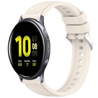 Stripe Texture Silicone 20mm Watch Band
