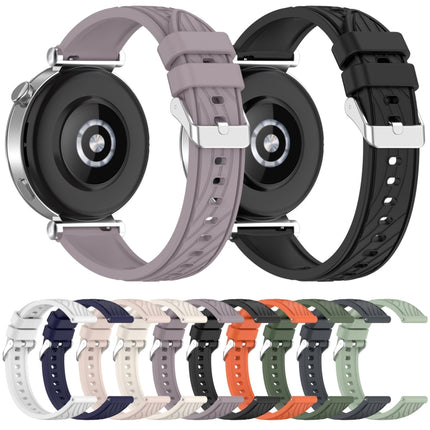 Stripe Texture Silicone 20mm Watch Band