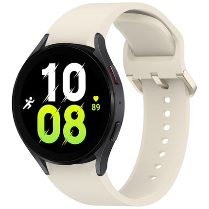 Solid Color Colorful Buckle Quick Release Silicone Watch Band, For Samsung Galaxy Watch 5 40 / 44mm, For Samsung Galaxy Watch 5 Pro, For Samsung Galaxy Watch 4 40 / 44mm, For Samsung Galaxy Watch 4 Classic 46 / 42mm - DealBuddy