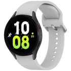 Solid Color Colorful Buckle Quick Release Silicone Watch Band, For Samsung Galaxy Watch 5 40 / 44mm, For Samsung Galaxy Watch 5 Pro, For Samsung Galaxy Watch 4 40 / 44mm, For Samsung Galaxy Watch 4 Classic 46 / 42mm - DealBuddy