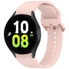 Solid Color Colorful Buckle Quick Release Silicone Watch Band, For Samsung Galaxy Watch 5 40 / 44mm, For Samsung Galaxy Watch 5 Pro, For Samsung Galaxy Watch 4 40 / 44mm, For Samsung Galaxy Watch 4 Classic 46 / 42mm - DealBuddy
