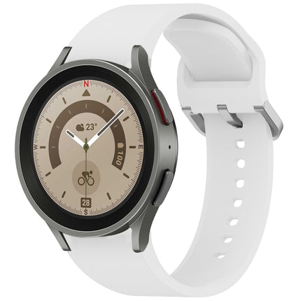 Solid Color Colorful Buckle Quick Release Silicone Watch Band, For Samsung Galaxy Watch 5 40 / 44mm, For Samsung Galaxy Watch 5 Pro, For Samsung Galaxy Watch 4 40 / 44mm, For Samsung Galaxy Watch 4 Classic 46 / 42mm - DealBuddy