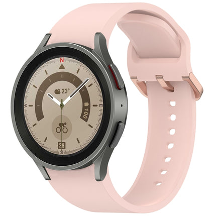 Solid Color Colorful Buckle Quick Release Silicone Watch Band, For Samsung Galaxy Watch 5 40 / 44mm, For Samsung Galaxy Watch 5 Pro, For Samsung Galaxy Watch 4 40 / 44mm, For Samsung Galaxy Watch 4 Classic 46 / 42mm - DealBuddy